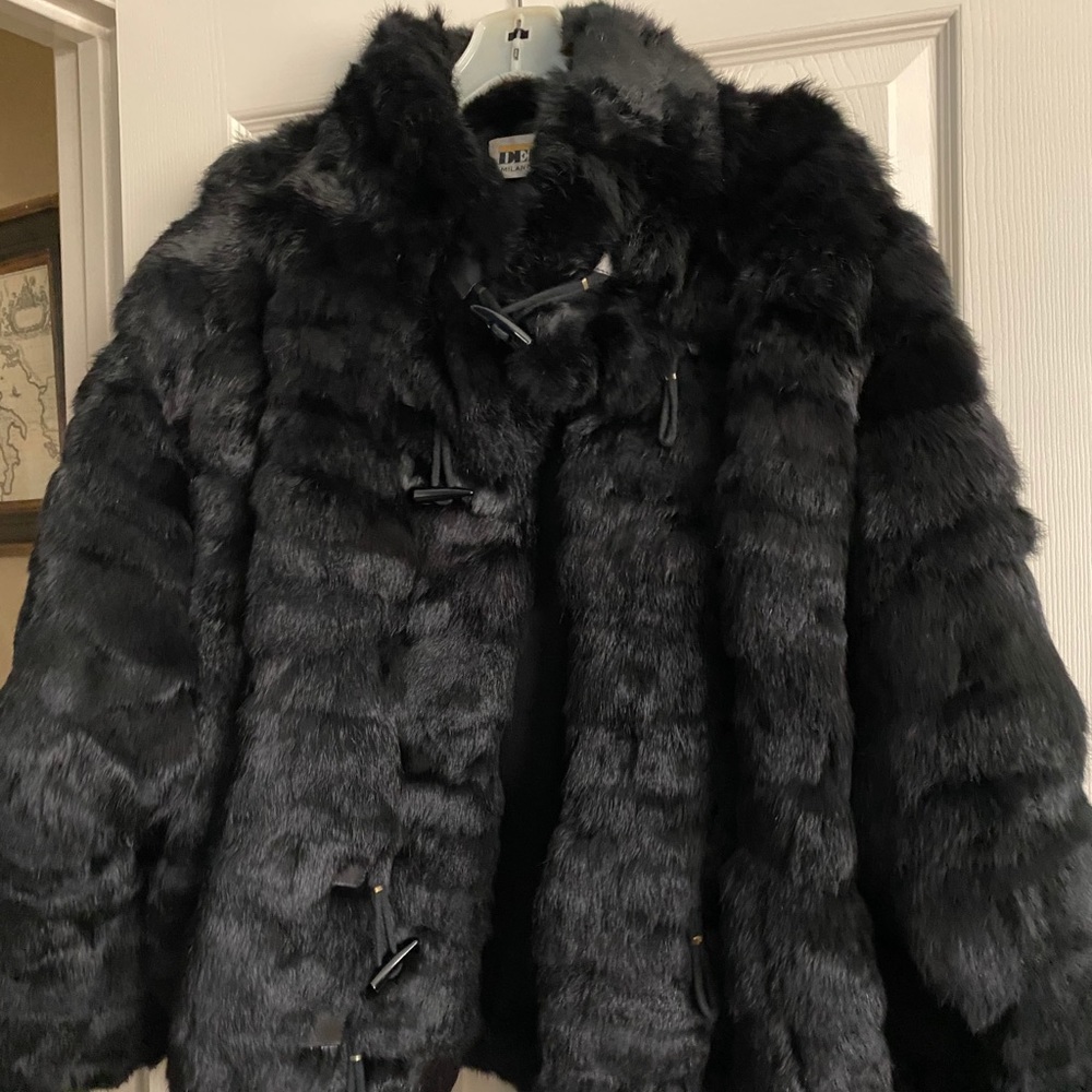 Authentic bomber Mink Milano coat